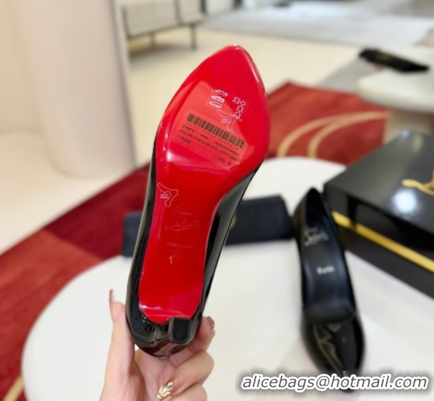 Buy Luxury Christian Louboutin Fannylove Pumps 8.5cm in Patent Leather 0225098 Black 2026