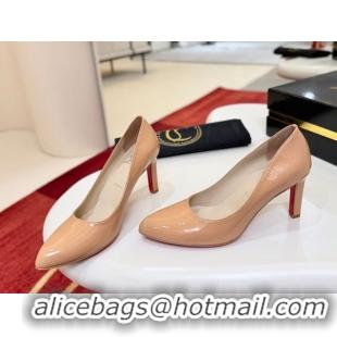 Good Looking Christian Louboutin Fannylove Pumps 8.5cm in Patent Leather 0225098 Nude 2026