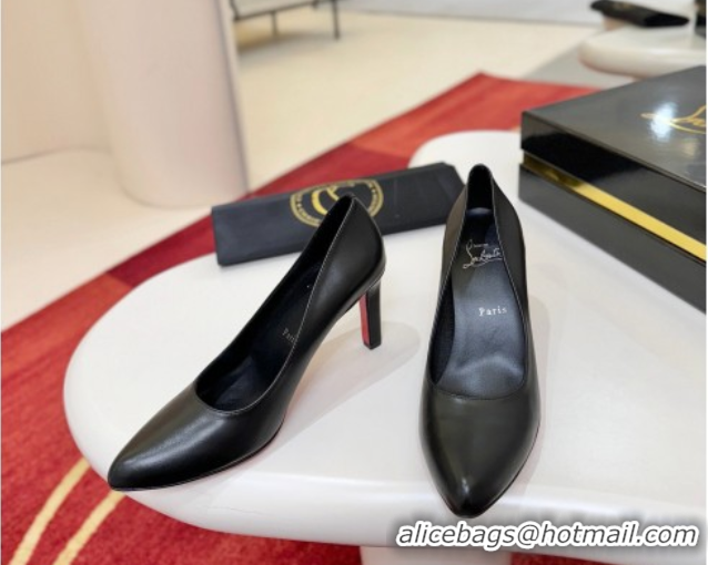 Sumptuous Christian Louboutin Fannylove Pumps 8.5cm in Calf Leather 0225100 Black 2026