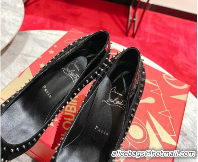 Good Quality Christian Louboutin Iriza Pumps 10cm in Suede and Patent Leather 0225109 Black 2026