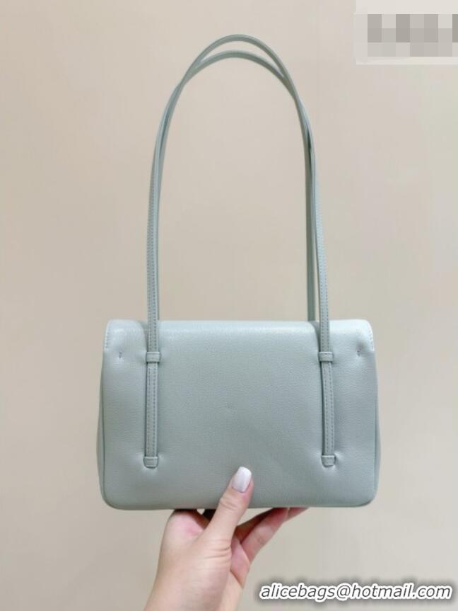 Best Price Chanel Small Flap Bag in Grained Shiny Calfskin AS6130 Light Blue Spring-Summer 2026 Top Quality