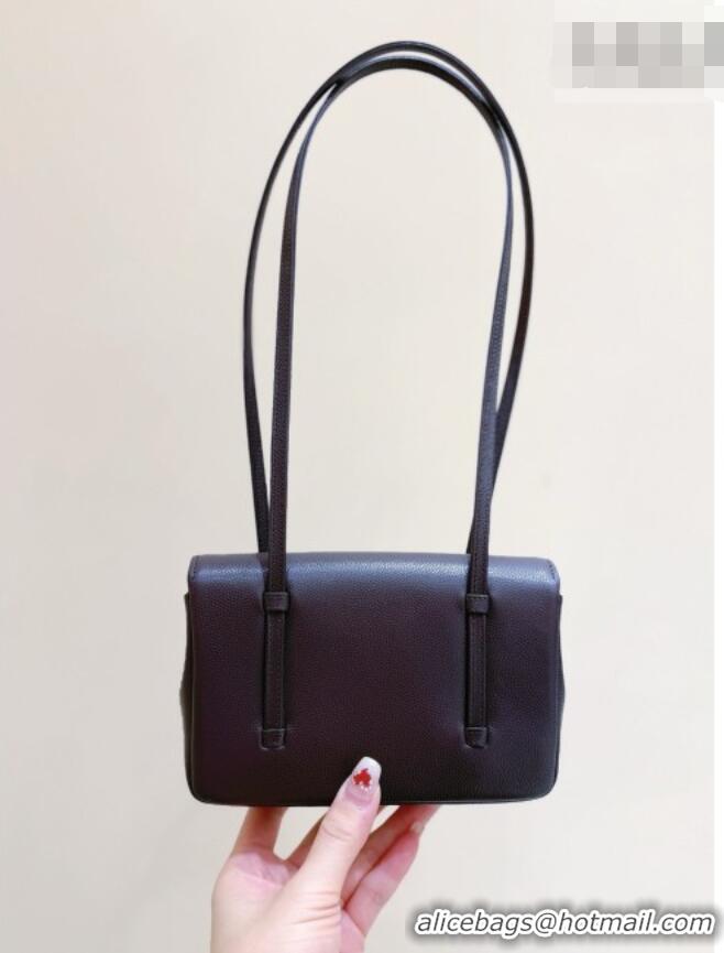 Best Price Chanel Grained Shiny Calfskin Clutch with Leather Strap AP5068 Red Brown 2026 Top Quality