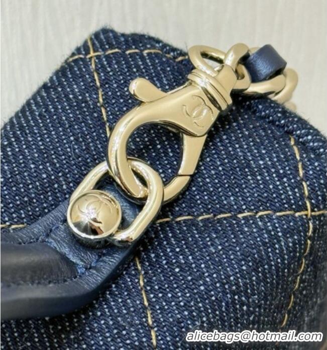 Market Sells Chanel Quilted Denim Vanity Bag with Chain AP4385 Blue 2026 Top Quality