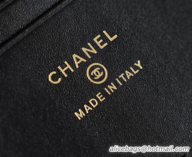 Original Cheap Chanel Vanity with Chain in Suede Calfskin & Shiny Lambskin AP5186 Green 2026