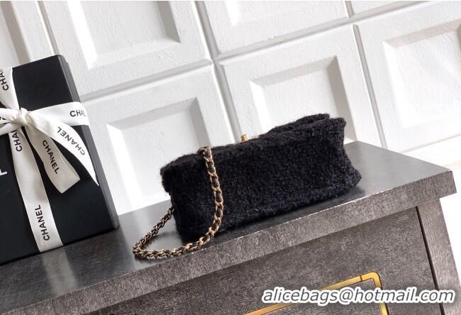 Buy Discount Chanel Tweed Clutch with Chain and Pearls Handle AP4976 Black 2026