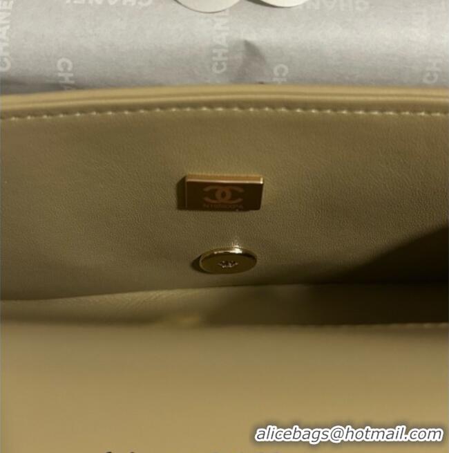 Trendy Design Chanel Classic Mini Flap Handbag in Woven Fiber A69900 Gold 2026