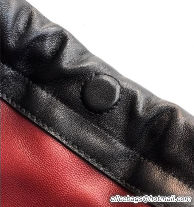 Big Discount Chanel Lambskin Leather Clutch with Leather Strap AP5227 Black 2026