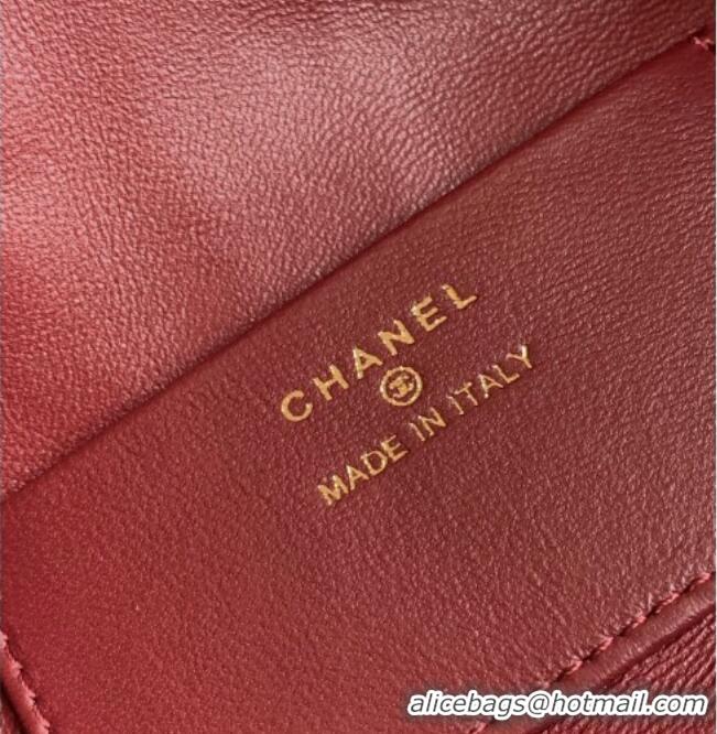 Luxury Cheap Chanel Suede Clutch with Leather Strap AP5227 Dark Brown 2026