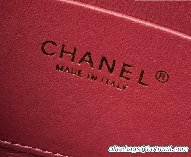 Buy Cheap Chanel Lambskin Leather Small Shopping Bag AS6248 Light Blue 2026