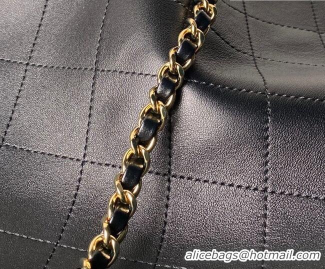Top Quality Chanel Lambskin Leather Shopping Bag AS6241 Black 2026