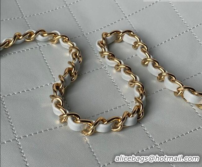 Super Quality Chanel Lambskin Leather Shopping Bag AS6241 Light Blue 2026