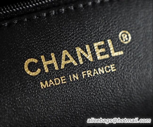 Good Product Chanel Shiny Lambskin Leather Mini Shopping Bag AS4416 Black 2026