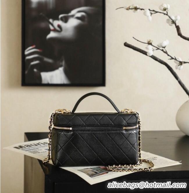 Buy Discount Chanel Goatskin Leather Vanity Case AP5100 Black 2026