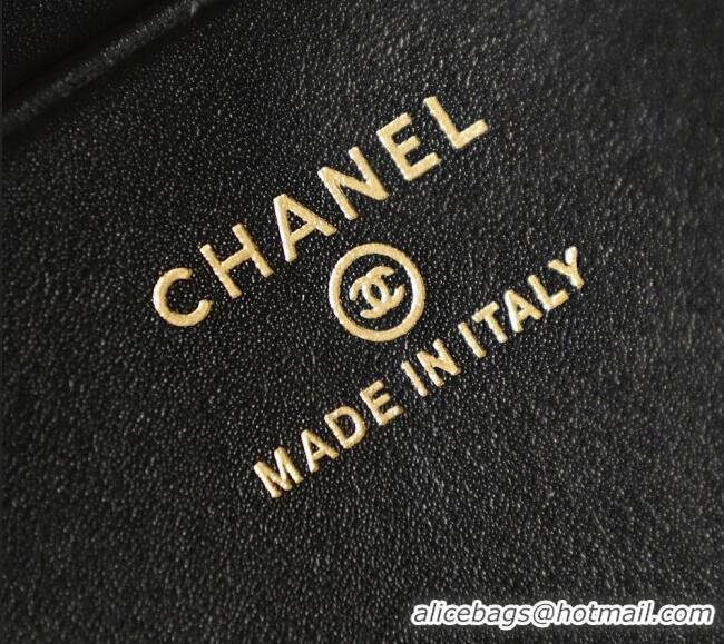 Buy Discount Chanel Goatskin Leather Vanity Case AP5100 Black 2026