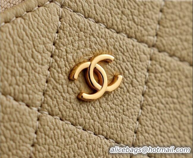 Promotional Chanel Goatskin Leather Vanity Case AP5100 Champagne 2026