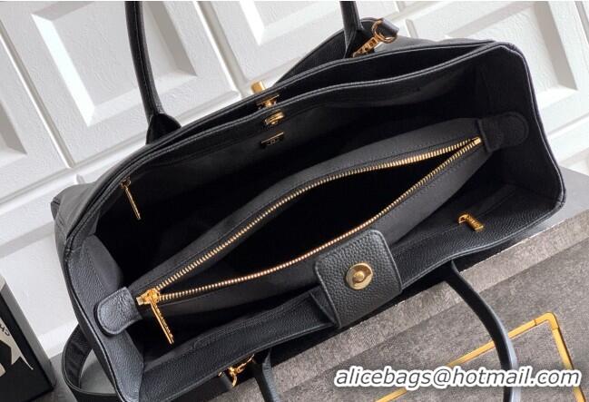 Famous Brand Chanel Grained Calfskin Large Shopping Bag AS6056 Black/Gold 2026