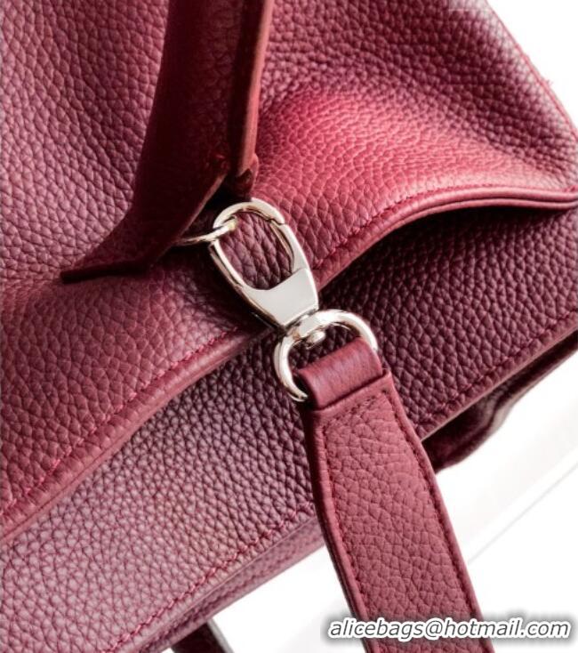 Luxury Cheap Chanel Grained Calfskin Large Shopping Bag AS6056 Burgundy 2026