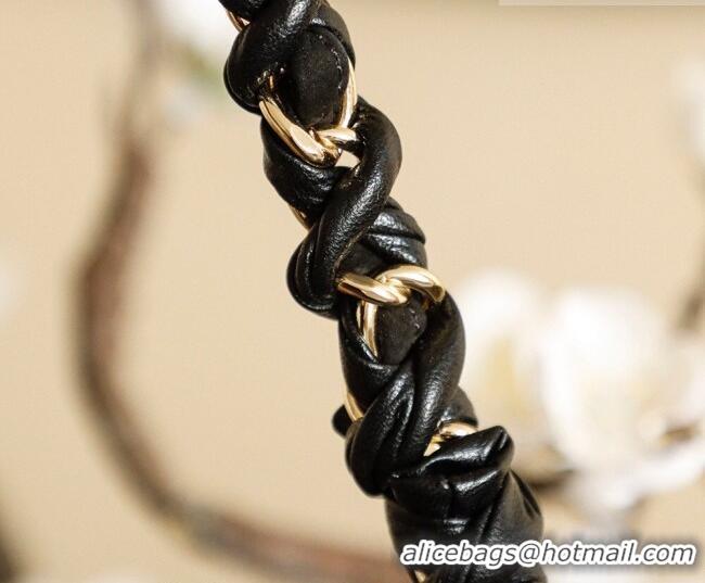 Reasonable Price Chanel Grained Nubuck Leather Flap Bag CH041705 Black 2026