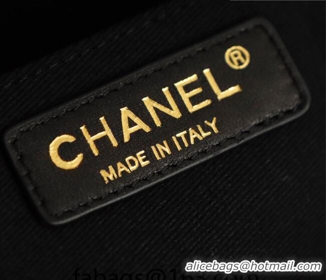 Reasonable Price Chanel Grained Nubuck Leather Flap Bag CH041705 Black 2026
