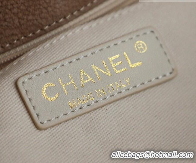 Promotional Chanel Grained Nubuck Leather Hobo Bag CH041705 Beige 2026