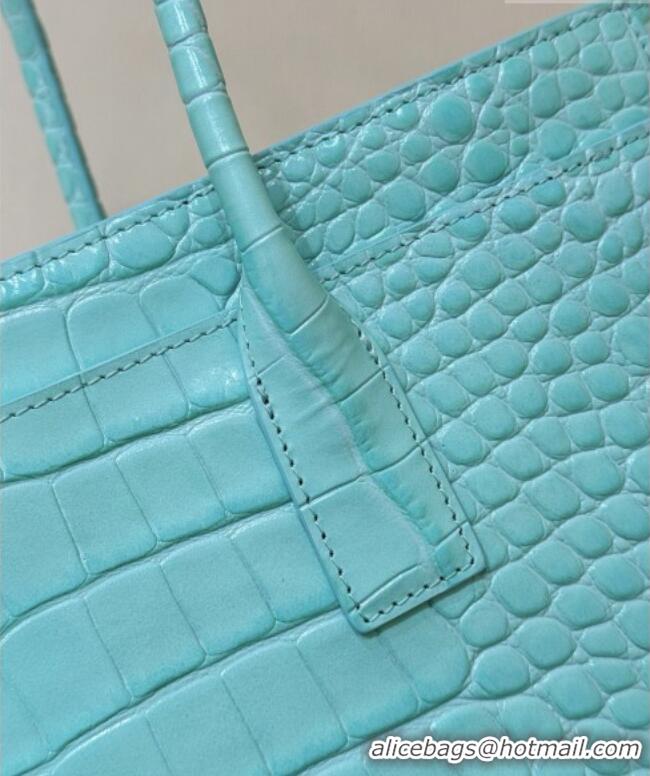 Buy Discount Chanel Small Shopping Bag in Crocodile Embossed Calfskin AS6243 Green 2026 Top Quality (Pre-order)