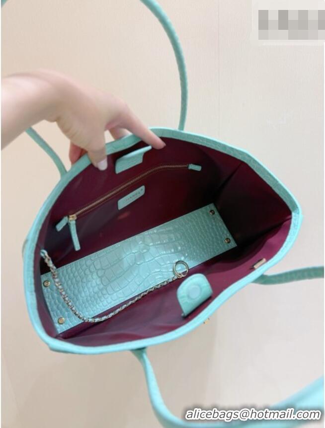 Buy Discount Chanel Small Shopping Bag in Crocodile Embossed Calfskin AS6243 Green 2026 Top Quality (Pre-order)