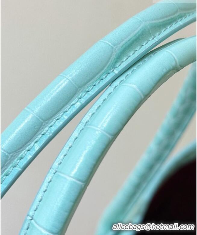 Buy Discount Chanel Small Shopping Bag in Crocodile Embossed Calfskin AS6243 Green 2026 Top Quality (Pre-order)