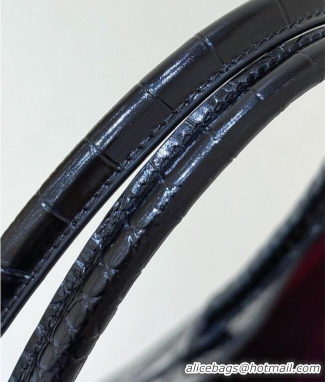 Best Product Chanel Small Shopping Bag in Crocodile Embossed Calfskin AS6243 Black 2026 Top Quality (Pre-order)