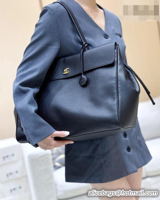 Inexpensive Chanel Large Shopping Bag in Grained Calfskin AS6289 Black 2026 Top Quality (Pre-order)