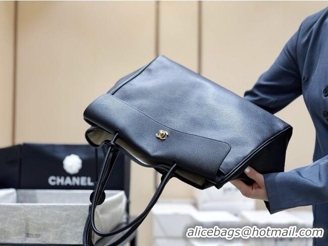 Inexpensive Chanel Large Shopping Bag in Grained Calfskin AS6289 Black 2026 Top Quality (Pre-order)