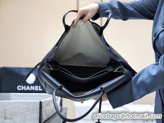 Inexpensive Chanel Large Shopping Bag in Grained Calfskin AS6289 Black 2026 Top Quality (Pre-order)