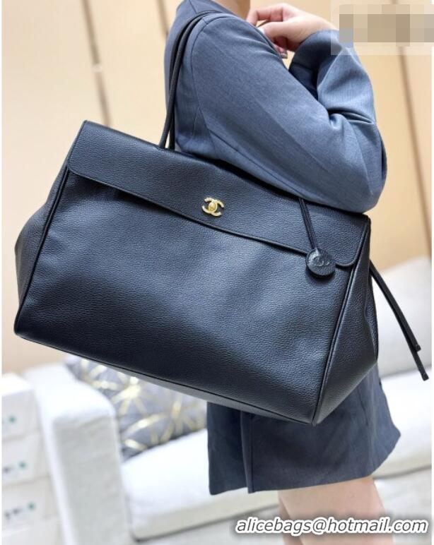Inexpensive Chanel Large Shopping Bag in Grained Calfskin AS6289 Black 2026 Top Quality (Pre-order)