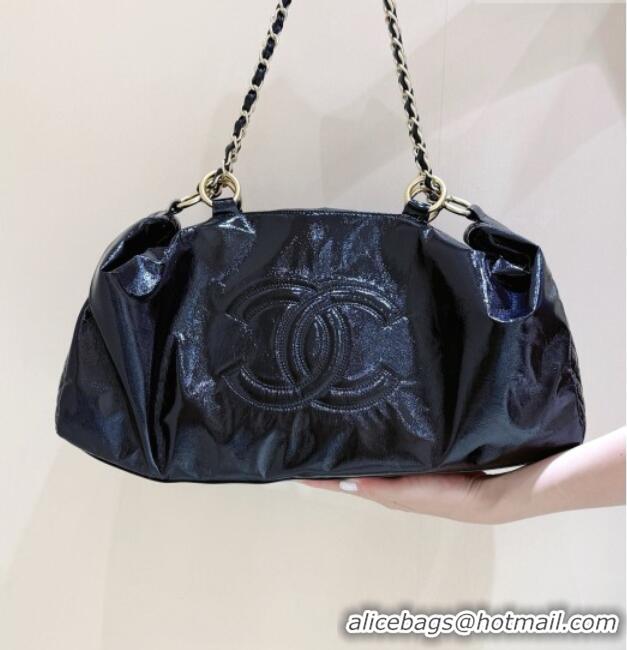 Classic Specials Chanel Waxy Leather Shopping Travel Bag CH041805 Black 2026 Top Quality