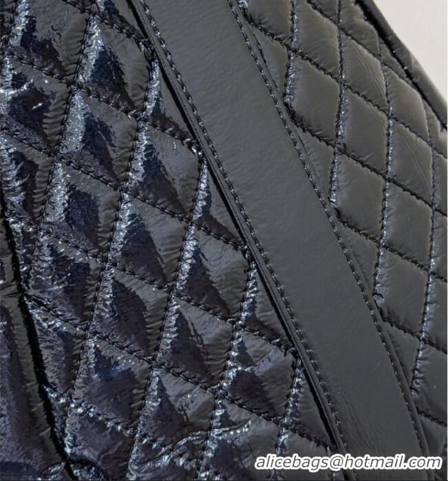 Classic Specials Chanel Waxy Leather Shopping Travel Bag CH041805 Black 2026 Top Quality