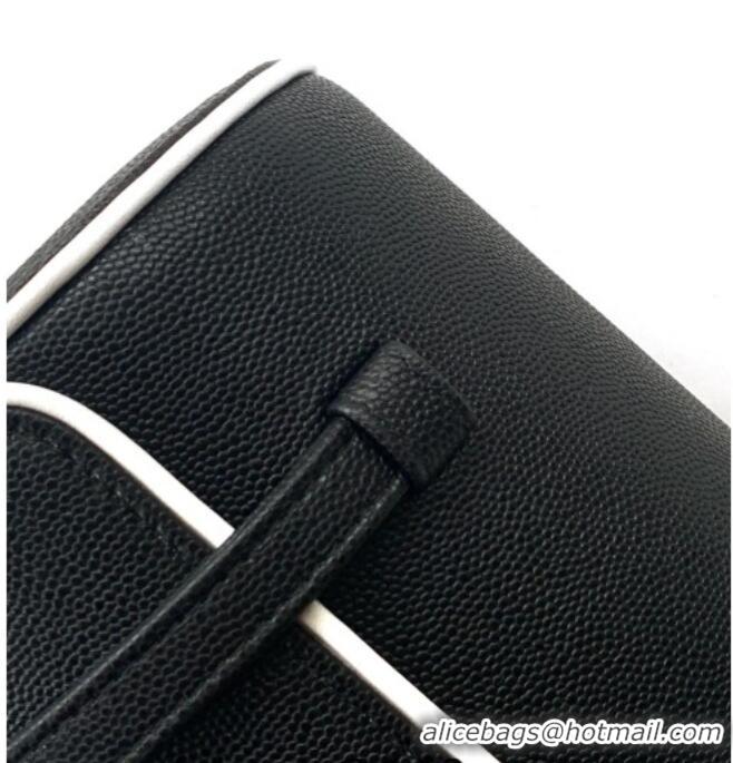 Most Popular Chanel Grained Calfskin Large Bowling Bag AS6181 White/Black 2026