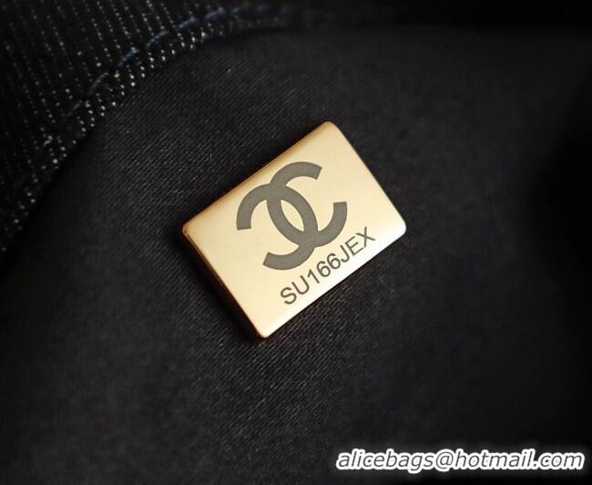 Luxury Cheap Chanel Washed Denim Small Hobo bag AS5293 Dark Blue 2026