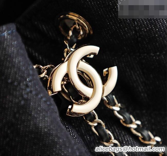 Luxury Cheap Chanel Washed Denim Small Hobo bag AS5293 Dark Blue 2026