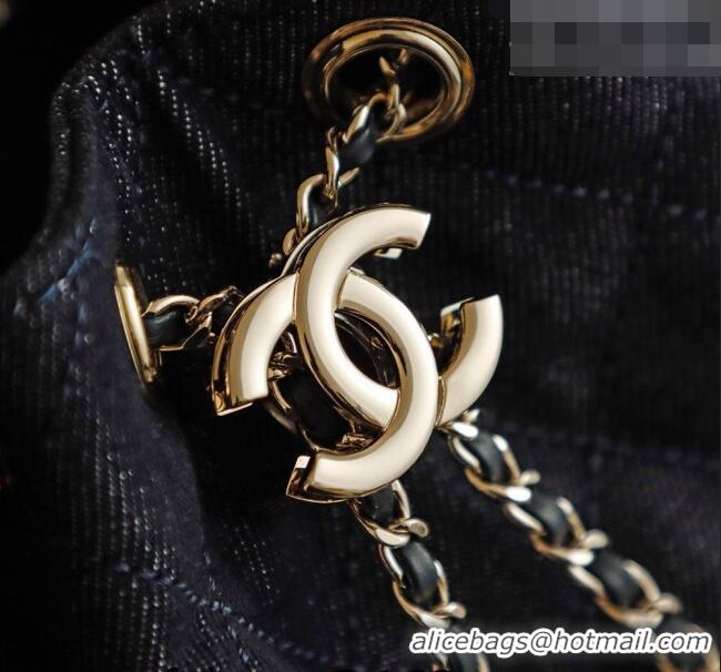 Best Product Chanel 25 Mini Hobo Handbag in Denim AS5631 Dark Blue 2026