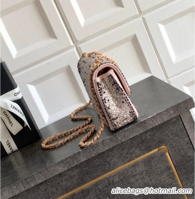 Buy Best Price Chanel Strass & Pearls Evening Bag AS4297 Black/Pink 2026