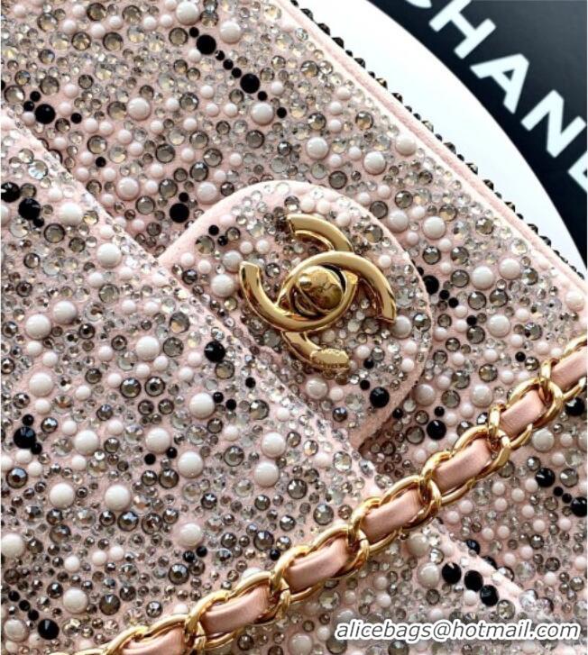 Buy Best Price Chanel Strass & Pearls Evening Bag AS4297 Black/Pink 2026