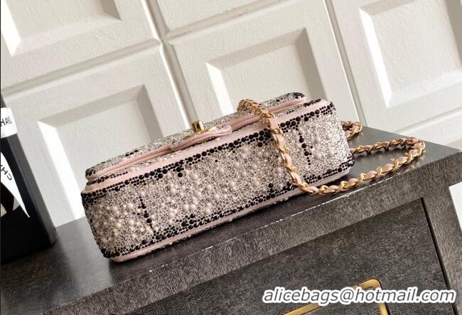 Buy Best Price Chanel Strass & Pearls Evening Bag AS4297 Black/Pink 2026