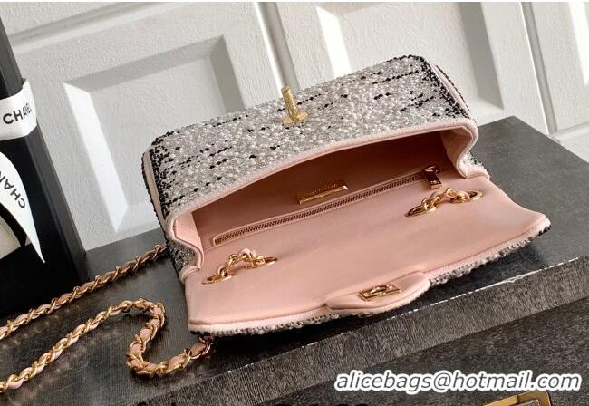 Buy Best Price Chanel Strass & Pearls Evening Bag AS4297 Black/Pink 2026