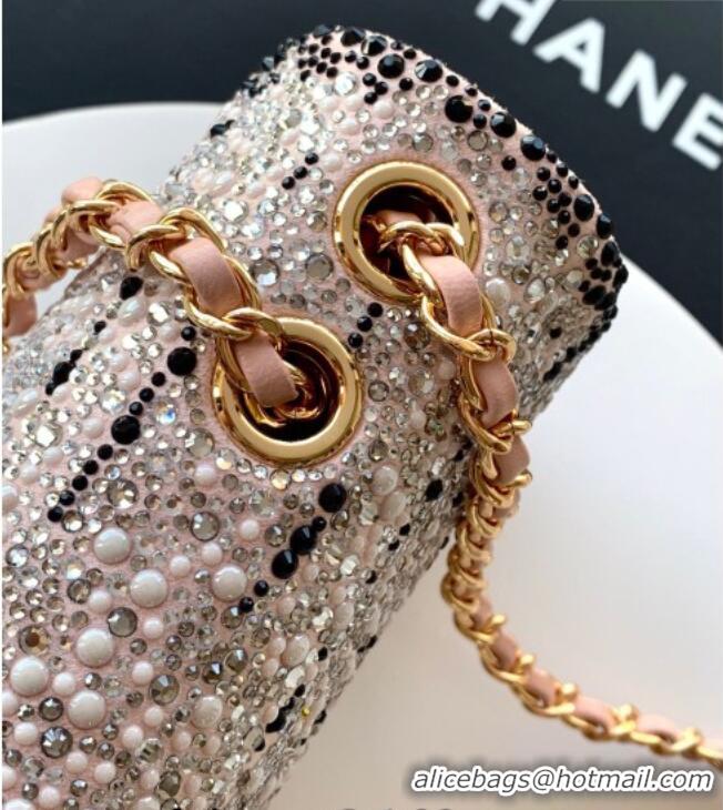 Buy Best Price Chanel Strass & Pearls Evening Bag AS4297 Black/Pink 2026