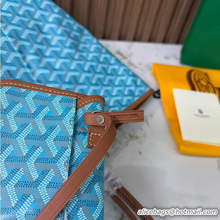 Buy Discount Goyard Anjou St Louis Pertuis Tote Bag GM 2159 Light Blue