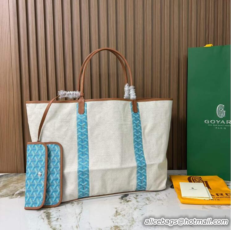 Buy Discount Goyard Anjou St Louis Pertuis Tote Bag GM 2159 Light Blue