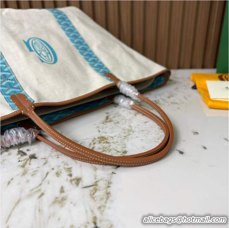 Buy Discount Goyard Anjou St Louis Pertuis Tote Bag GM 2159 Light Blue