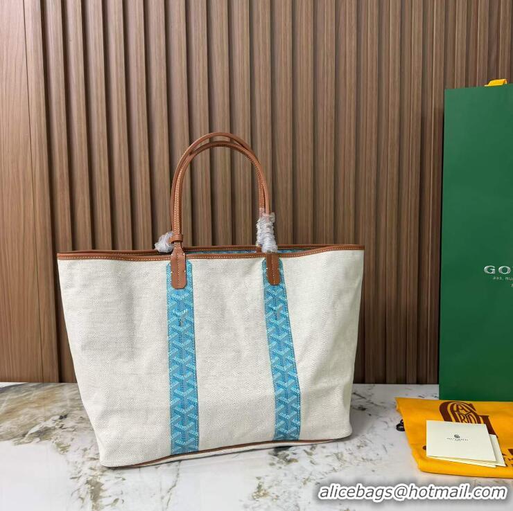 Grade Design Goyard Anjou Saint Louis Pertuis Tote Bag PM 2159 Light Blue