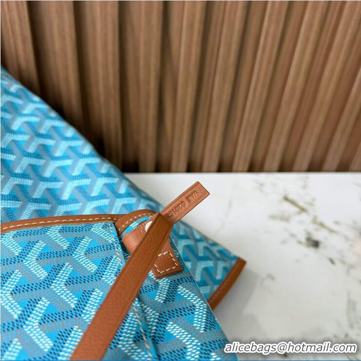 Grade Design Goyard Anjou Saint Louis Pertuis Tote Bag PM 2159 Light Blue