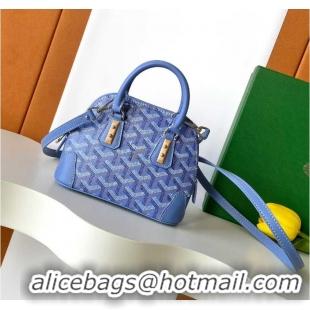 Grade Design Goyard Chevroches Vendome Nano Top Handle Bag Mini 2158 Light Blue