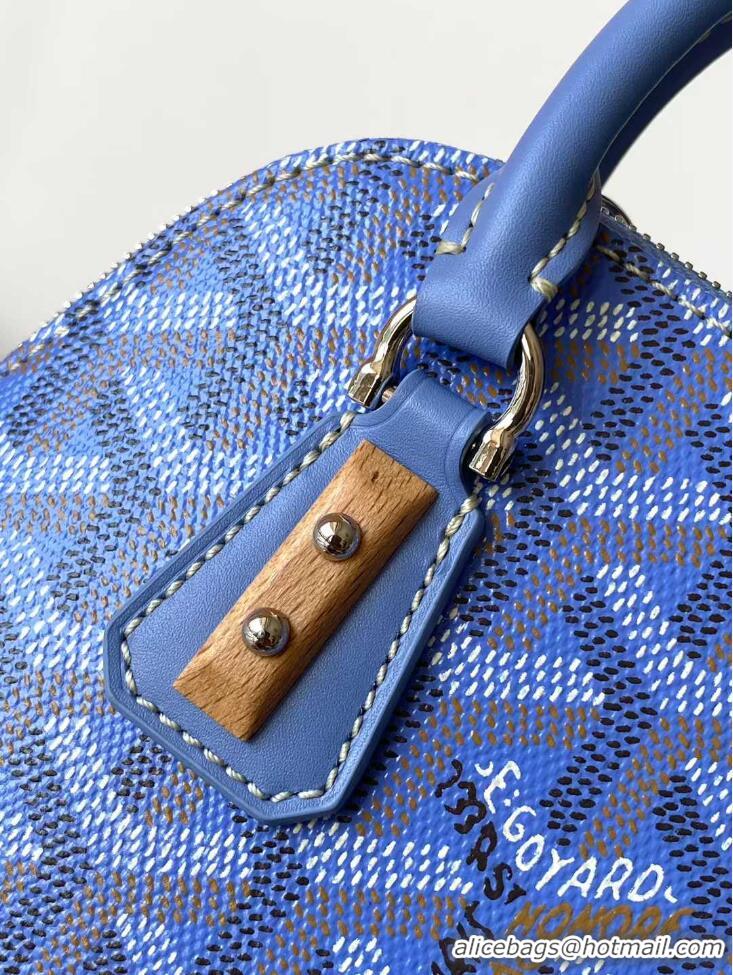Grade Design Goyard Chevroches Vendome Nano Top Handle Bag Mini 2158 Light Blue
